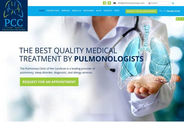 pulmonaryclinicpc.com site used Pulmonaryclinicpc