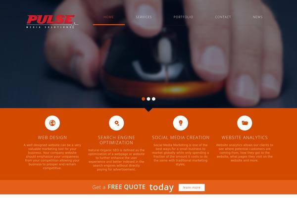 Enfold theme site design template sample