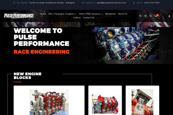 pulseperformance.co.nz site used Motor