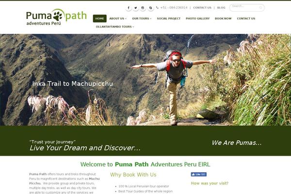 Porto theme site design template sample