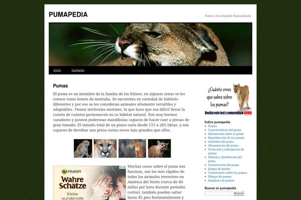Twenty Ten theme site design template sample