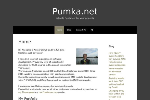 pumka.net site used Freelancer