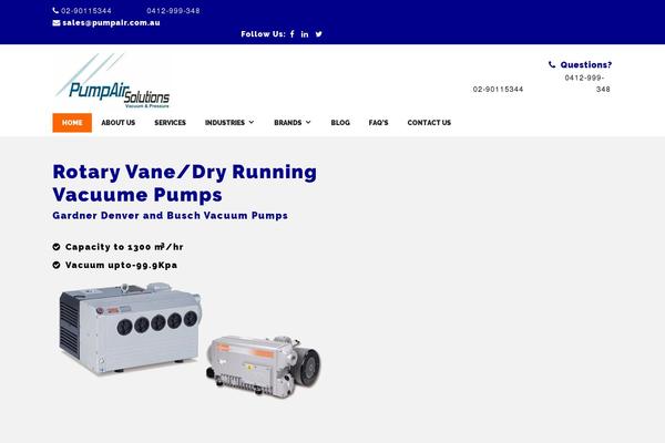 pumpair.com.au site used Pumpair