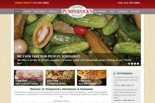 pumpernicksdeli.com site used Pumpernicks-theme