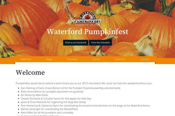 pumpkinfest.com site used Pumpkinfest
