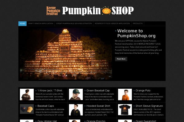 pumpkinshop.org site used Organic_tech_black