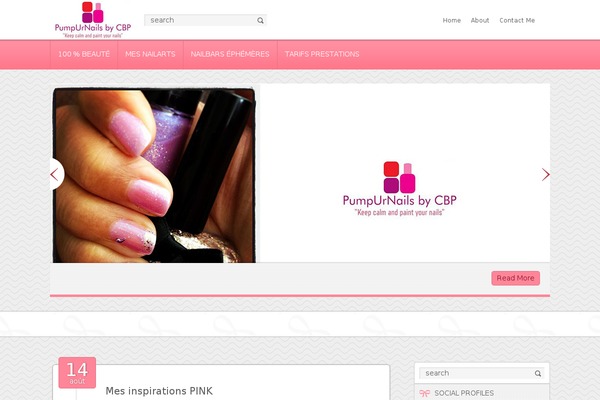 Frau theme site design template sample