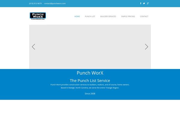 punchworx.com site used Eclipse-wp