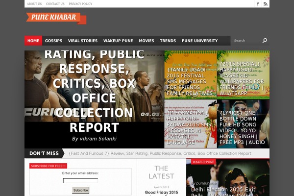 punekhabar.com site used Jnews-theme