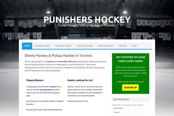 Iconic One theme site design template sample