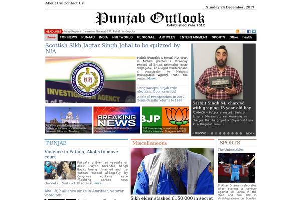 punjaboutlook.com site used Newstimes v1.1