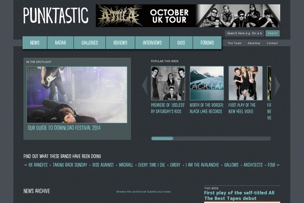 punktastic.com site used Punktastic