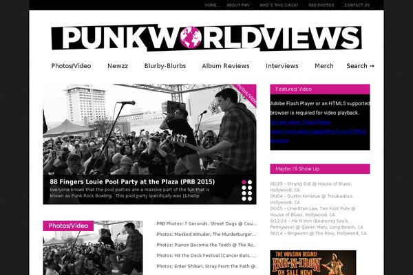 WordPress website example screenshot