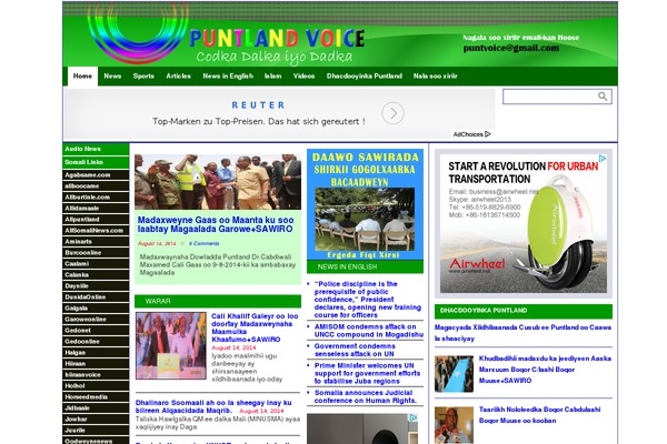 puntlandvoice.com site used Pv