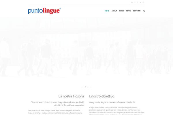 Language-school theme site design template sample