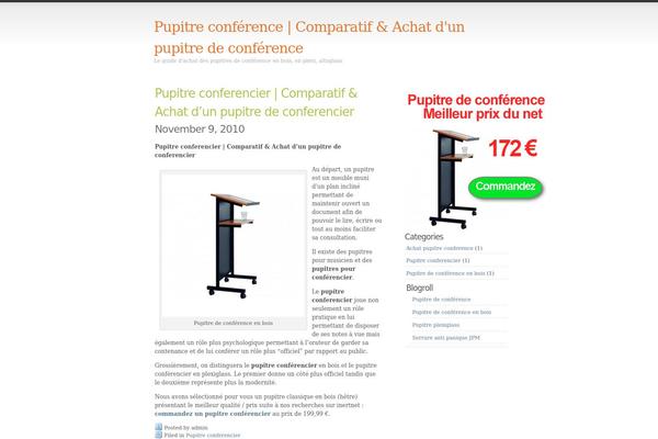 pupitreconference.com site used Simpla