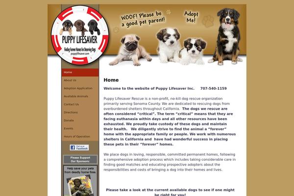 puppylifesaver.com site used Gwd_v2.8