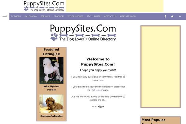 puppysites.com site used Pstheme