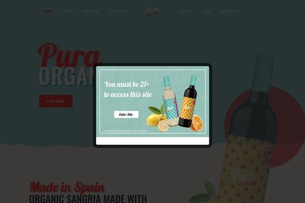 purasangria.com site used Dishup