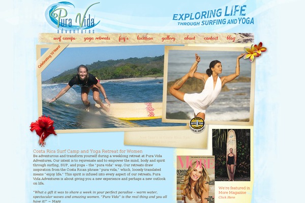 puravidaadventures.com site used Puravidaadventures