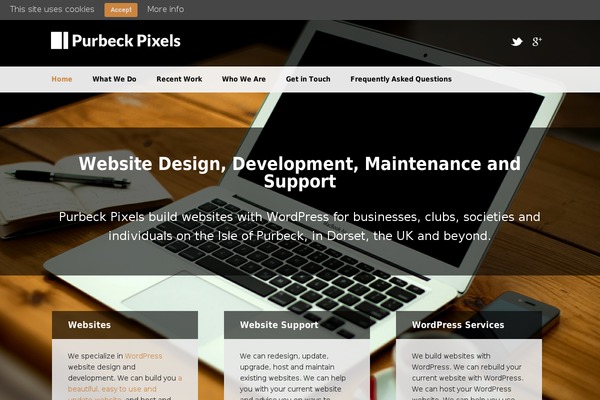 Bricks theme site design template sample