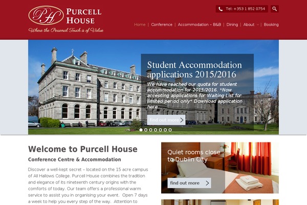 purcellhouse.ie site used Purcell-house