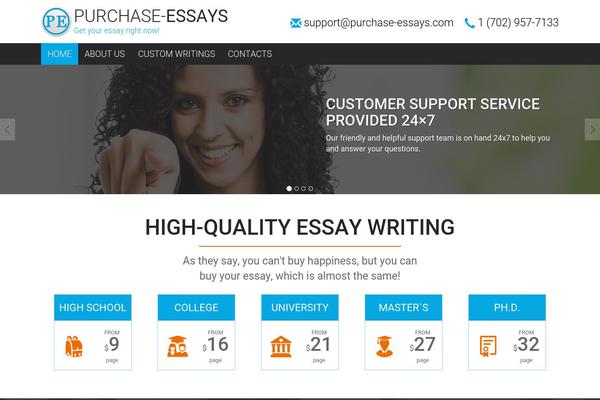 WordPress website example screenshot