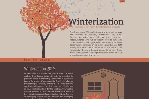 purduewinterization.org site used Winterization