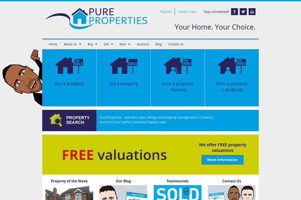 pure-properties.com site used Pureproperties