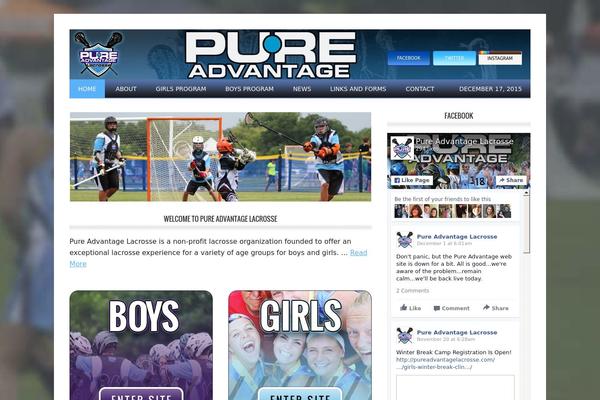 pureadvantagelacrosse.com site used Metro Pro