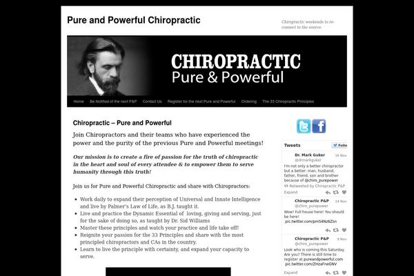 Twenty Ten theme site design template sample