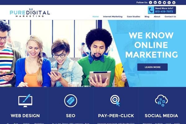 puredigitalmarketing.com site used Pure-digital-marketing