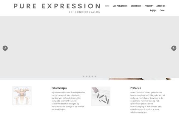 pureexpression.nl site used PressCore