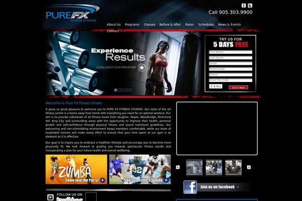 purefxfitness.com site used Purefx