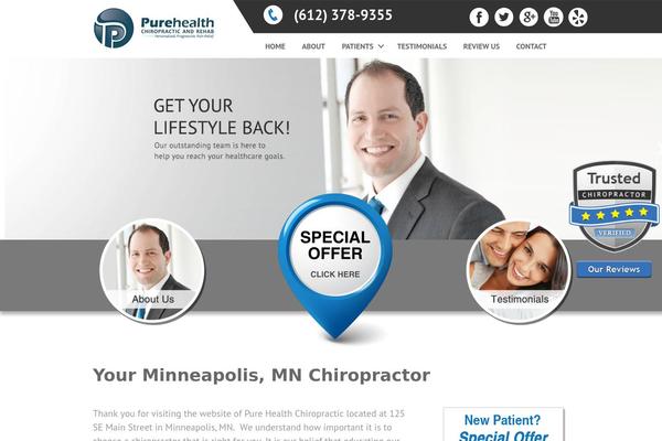 purehealthchiropractic.net site used Chiropractic