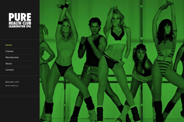 purehealthclub.com site used Bloghovar