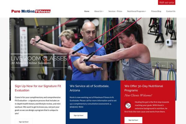 GymBase theme site design template sample