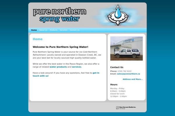 purenorthern.ca site used Weaver II