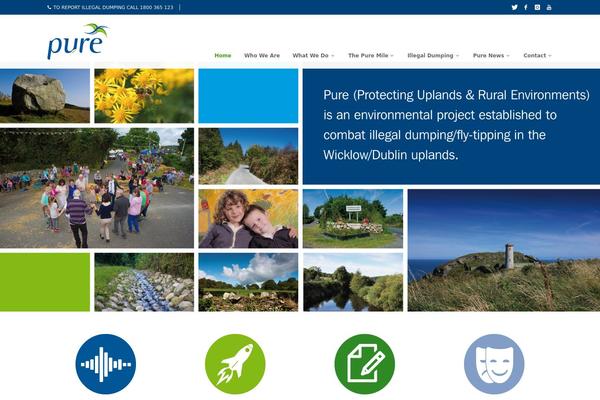 pureproject.ie site used Delaware-child