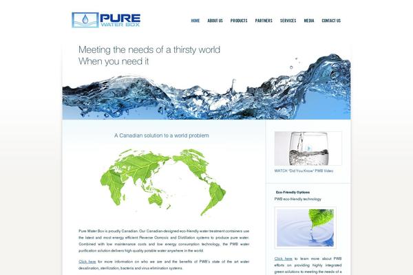 purewaterbox.ca site used Pwb