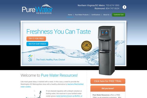 purewater theme websites examples