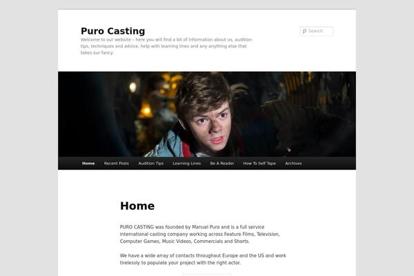 Twenty Eleven theme site design template sample