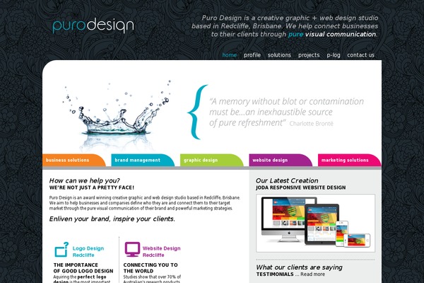 purodesign.com.au site used Purodesign