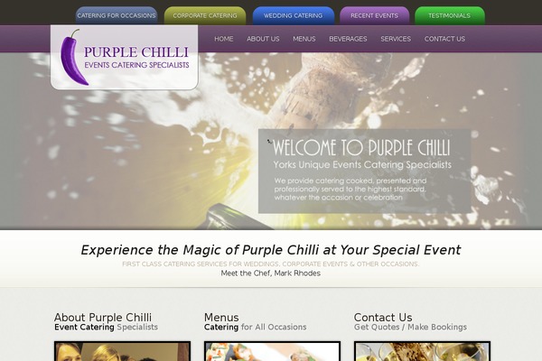 purplechillieventcatering.co.uk site used Purplechilli