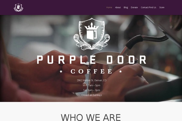 purpledoorcoffee.com site used Molti-ecommerce