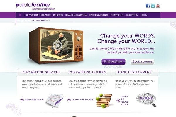 purplefeather.co.uk site used Purple-feather