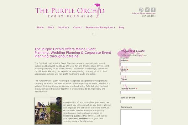 purpleorchidevents.biz site used Purpleorchid