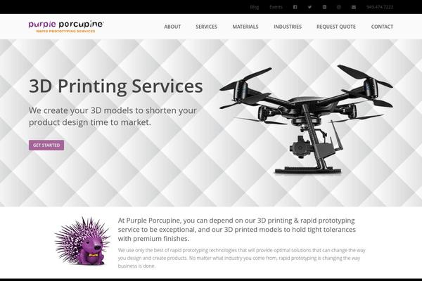 purpleporcupine.com site used Genesis-custom