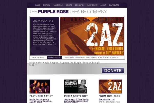 purplerosetheatre.org site used Purplenurple