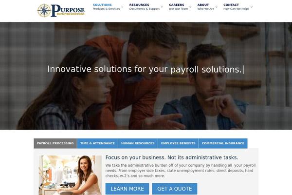 WordPress website example screenshot